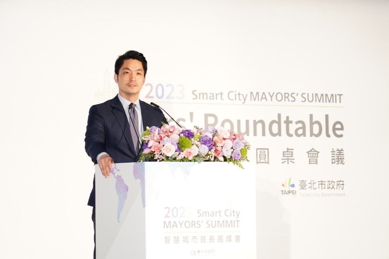 蔣萬安表示， 2020年疫情擾亂全球人民的生活、經濟和國際間的交流活動。